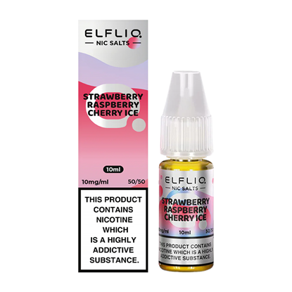 Picture of ELF LIQUID STRAW/RASP/CHERRY NIC SALT 10MG 10MLx10