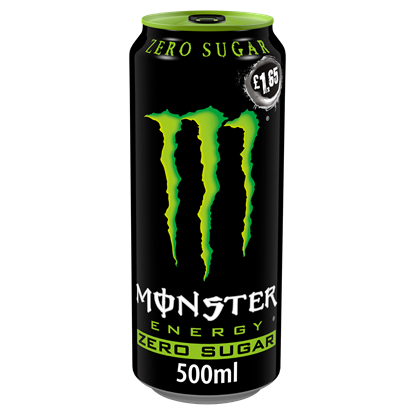 Picture of PM £1.65 MONSTER ENERGY *ZERO SUGAR* 500ml x 12 