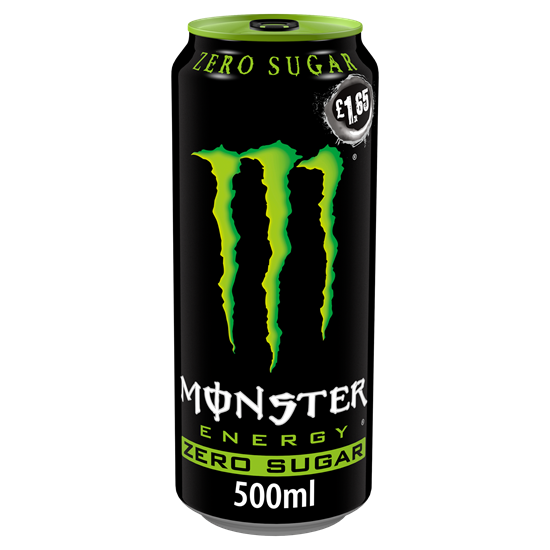 Picture of PM £1.65 MONSTER ENERGY *ZERO SUGAR* 500ml x 12 