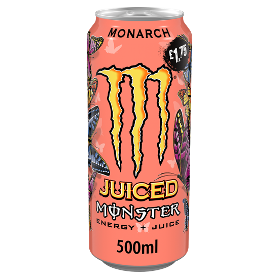 Picture of PM £1.75 MONSTER MONARCH 500ML x 12 