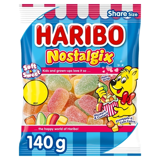 Picture of PM £1.25 HARIBO NOSTALGIX 140G X 12