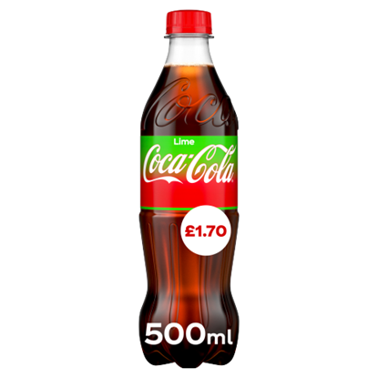 Picture of PM £1.70 COKE LIME 500ML X 12