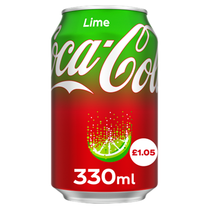 Picture of PM £1.05 COKE LIME 330ML CAN X 24