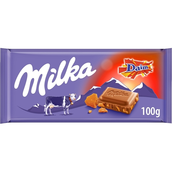 Picture of MILKA DAIM PIECES 100g x 22