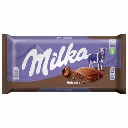 Picture of MILKA NOISETTE CHOCOLATE 100g x 23