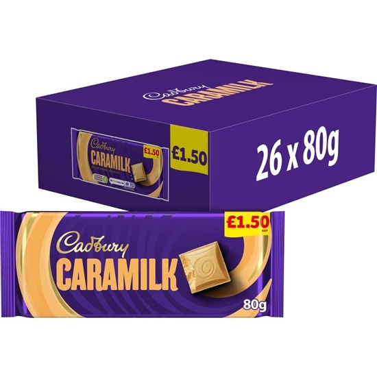 Picture of PM £1.50 CADBURY CARAMILK 80g x 26