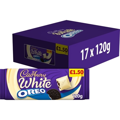 Picture of PM £1.69 CADBURY OREO *WHITE*  120G X 17