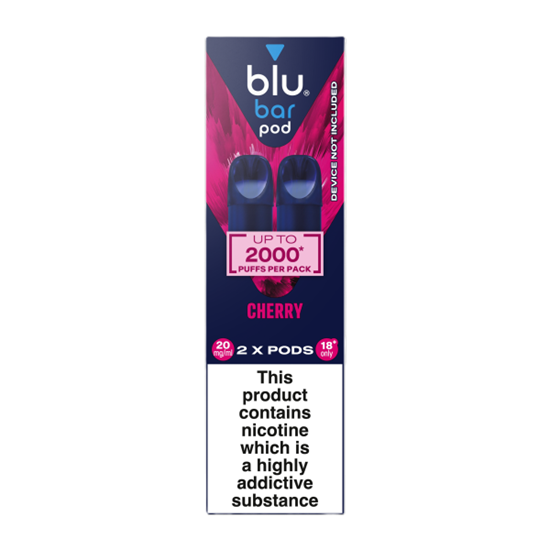 Picture of BLU BAR POD 2000 CHERRY 20MG X 10 £3 off