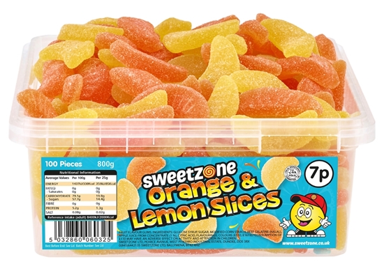 Picture of SWEETZONE ORANGE AND LEMON SLICES 100 X 7P