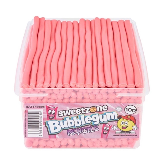 Picture of SWEETZONE PENCILS BUBBLEGUM 100 X 10P