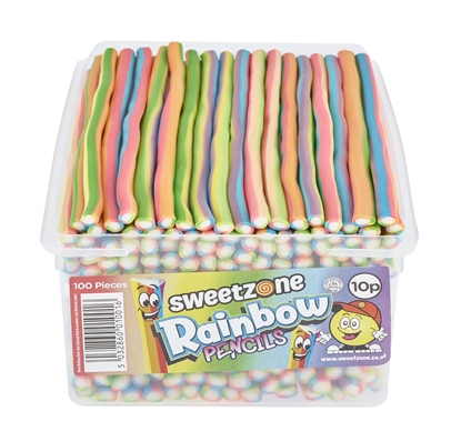 Picture of SWEETZONE RAINBOW PENCILS 100 X 10P