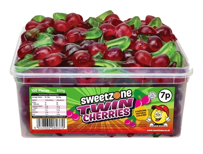 Picture of SWEETZONE SOUR TWIN CHERRIES 100 X 7P