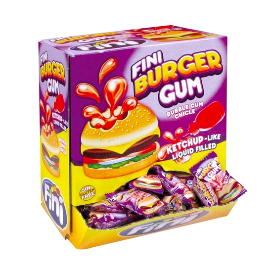 Picture of FINI BURGER SHAPED BUBBLEGUM X 200