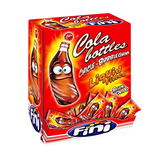 Picture of FINI COLA BOTTLE BUBBLEGUM X 200