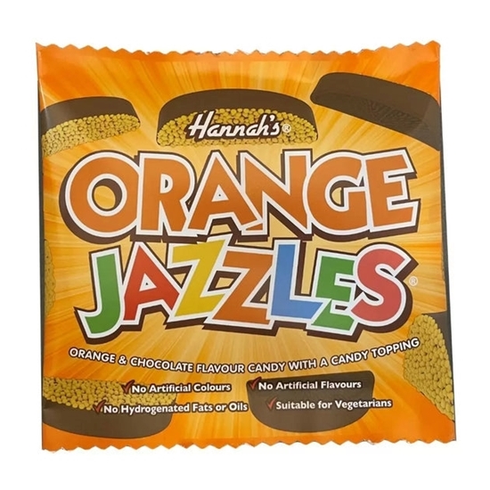 Picture of PM £1 HANNAH ORANGE CHOCOLATE JAZZIES 140G x 12 