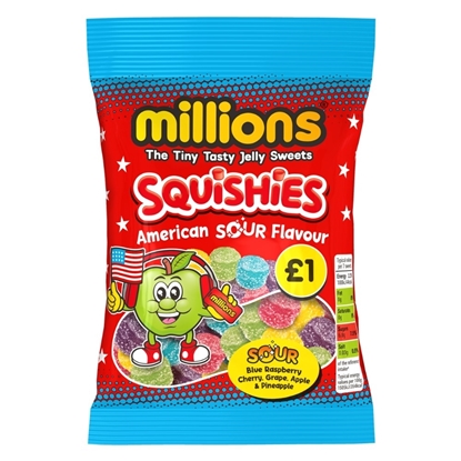 Picture of PM £1 MILLIONS SQUISHES AMERICAN 120g x 12