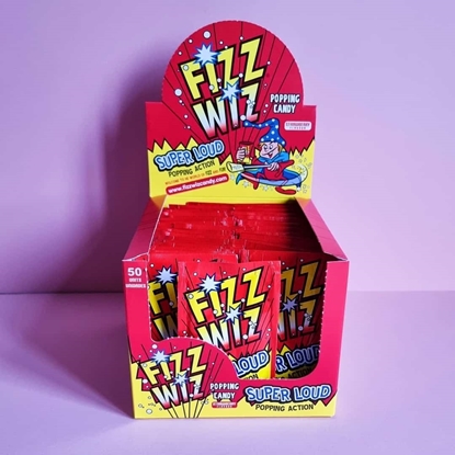 Picture of FIZZ WIZZ POPPING CANDY STRAWBERRY 50