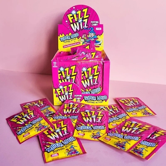 Picture of FIZZ WIZZ POPPING CANDY CHERRY X 50