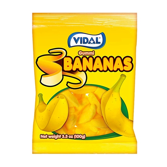 Picture of VIDAL BANANAS *BAGS* 90g x 14