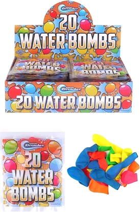 Picture of WATER BOMBS NEON COLOURS 20 PACK X 48 