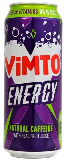 Picture of PM £1 VIMTO ENERGY ORIGINAL CAN 500ML X 12