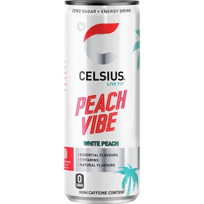 Picture of CELSIUS PEACH VIBE 355ML X 12