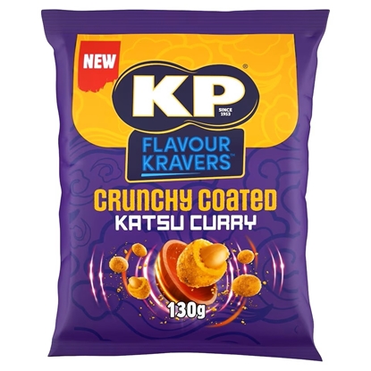 Picture of KP CRUNCHY KATSU CURRY COATED NUTS 130G X 9