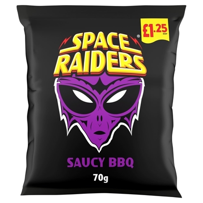 Picture of PM £1.25 SPACE RAIDERS SAUCY BBQ 70G X 20