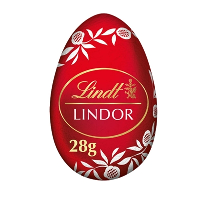 Picture of LINDT LINDOR CHOCOLATE EGG TRAY MILK CHOC 28G X 48