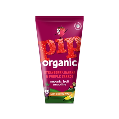 Picture of PIP ORGANIC 180ML STRAWB, BAN, CARROT SMOOTHIE X24