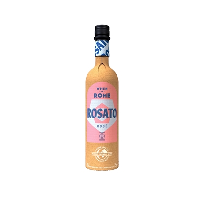 Picture of WHEN IN ROME 75cl ROSATO WINE PAPER BOTTLE X 6