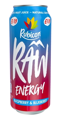 Picture of PM £1.19 RUBICON RAW RASP & BLUEBERRY 500ml x 12