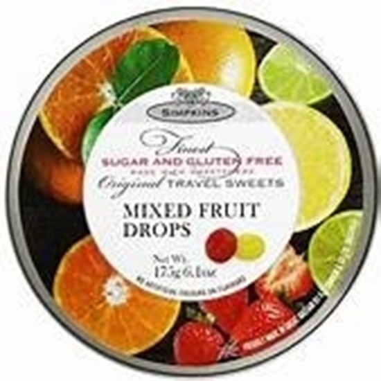 Picture of SIMPKINS SUGAR FREE & GLUTEN FREE MIXED FRUIT 150G