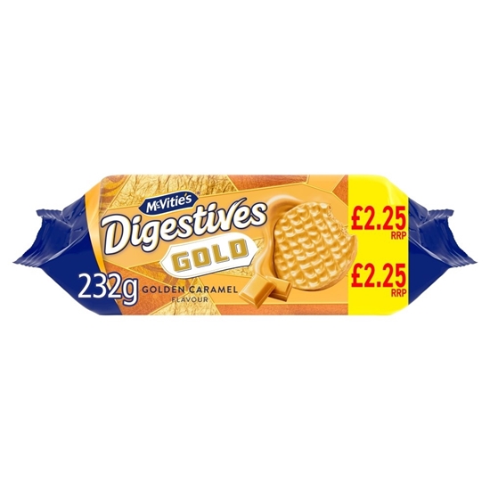 Picture of PM £2.25 MCVITIES DIGESTIVES GOLD 232G X 12