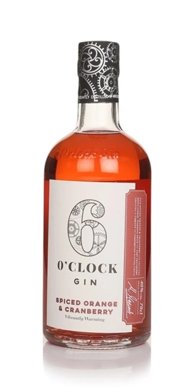 Picture of 6 O'CLOCK SPICED ORANGE & CRANBERRY GIN 70CL X 6