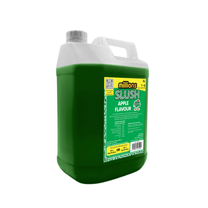 Picture of MILLIONS APPLE SLUSH SYRUP 5LTR X 1