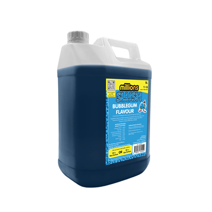Picture of MILLIONS BLUE BUBBLEGUM SLUSH SYRUP 5LTR X 1
