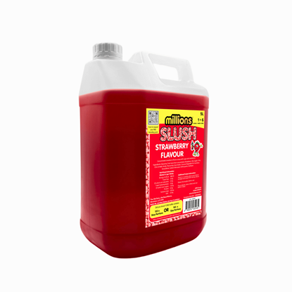 Picture of MILLIONS STRAWBERRY SLUSH SYRUP 5LTR X 1