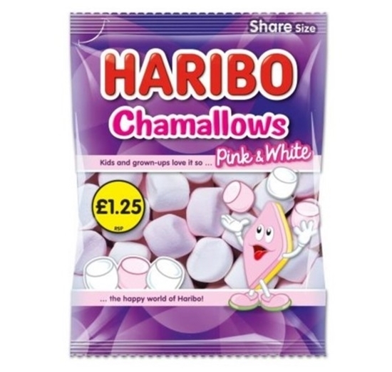 Picture of PM £1.25 HARIBO CHAMALLOWS 140G+10% X 12