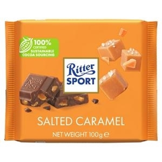 Picture of RITTER SPORT SALTED CARAMEL 100g x 12