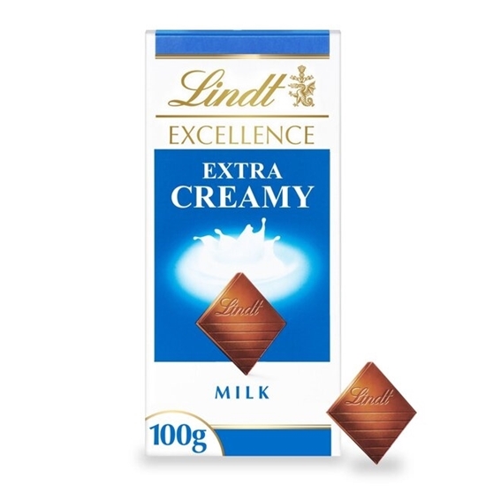 Picture of LINDT EXCELLENCE EXTRA CREAMY 100G x 8