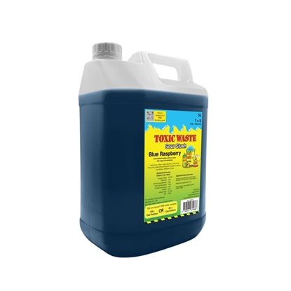 Picture of TOXIC WASTE SOUR BLUE RASPBERRY SLUSH SYRUP 5LTRx1
