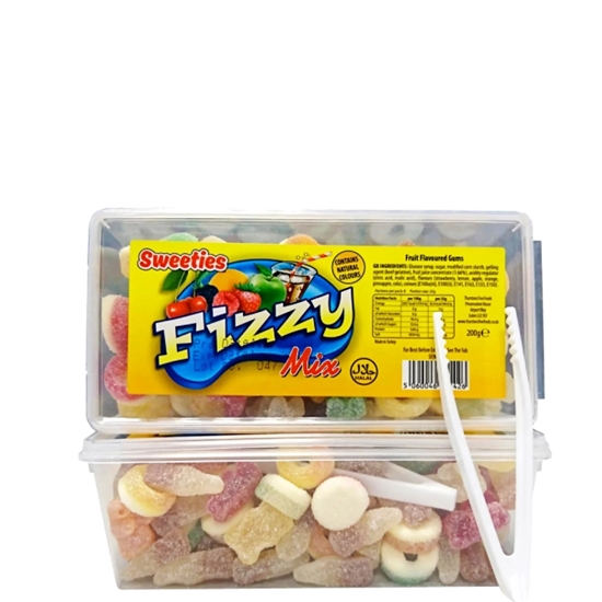 Picture of SWEETIES FIZZY MIX TUB 200G X 12