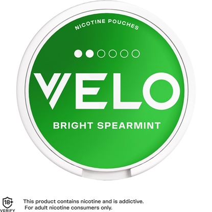 Picture of VELO BRIGHT SPEARMINT REGULAR 20x6MG X 10 £10 off 