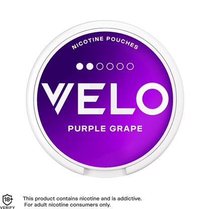 Picture of VELO PURPLE GRAPE MINI 4MG x5 £5 off 2/5-31/5/25