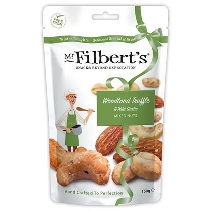 Picture of FILBERTS TRUFFLE & WILD GARLIC MIXED NUTS 150G x12