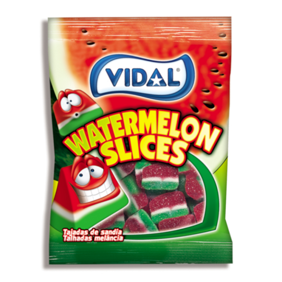 Picture of VIDAL WATERMELON SLICES *BAGS* 90g x 14
