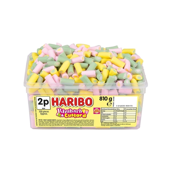 Picture of HARIBO RHUBARB & CUSTARD 300 X 2P