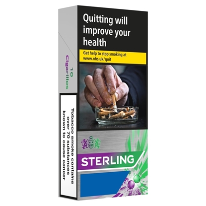 Picture of PM £7.25 STERLING DUAL *2 CAPS* CIGARILLO 10'Sx20 