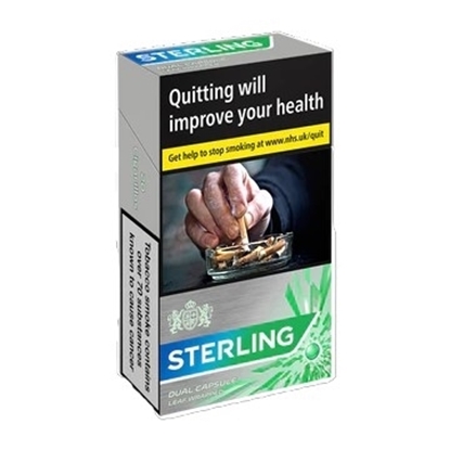 Picture of PM £13.15 STERLING DUAL *2 CAP* CIGARILLO 20'sX10 
